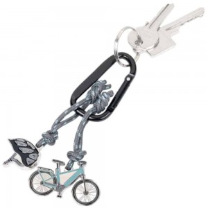 TROIKA KR24-02/BK E-BIKE Keyring Μπρελόκ Ποδήλατο