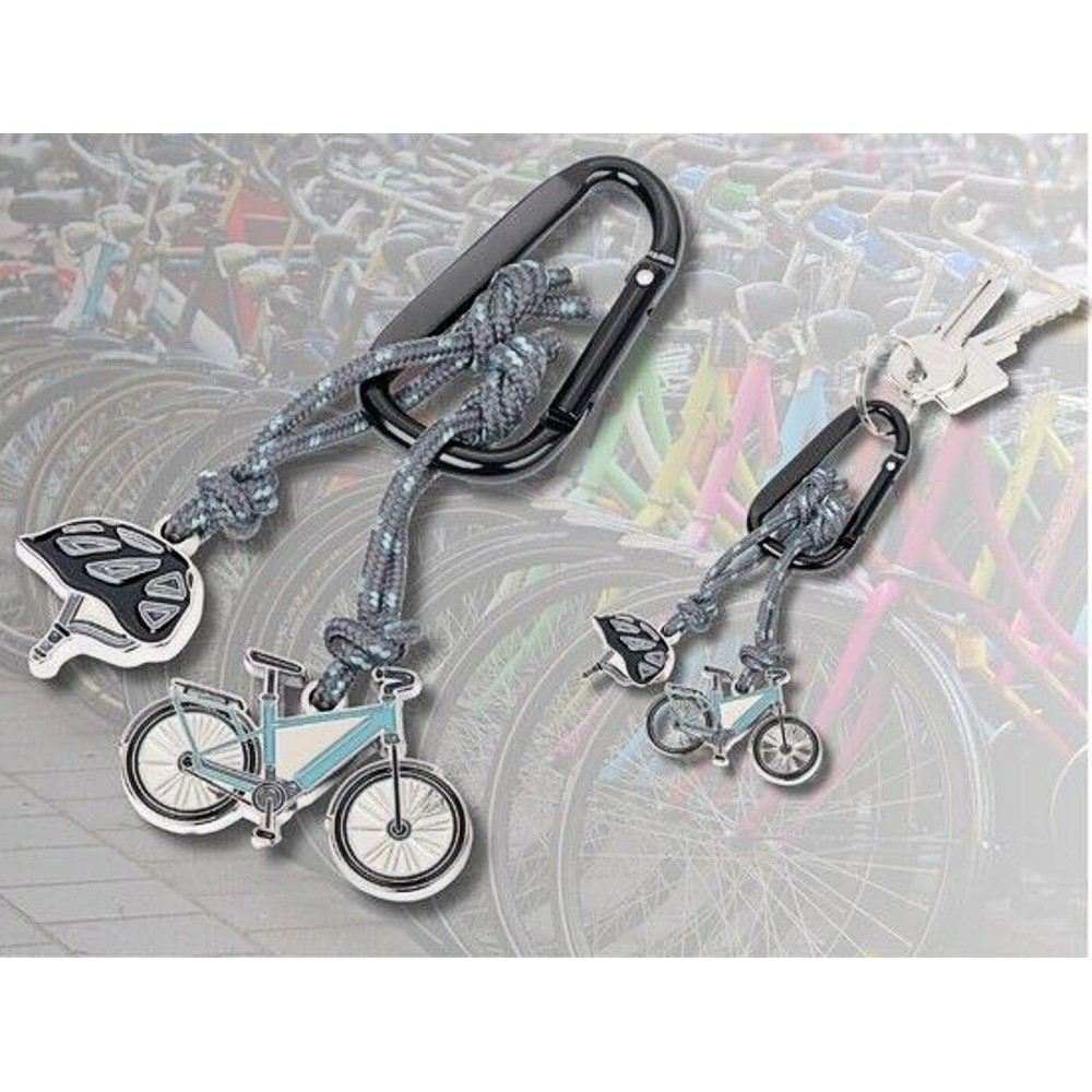 TROIKA KR24-02/BK E-BIKE Keyring Μπρελόκ Ποδήλατο