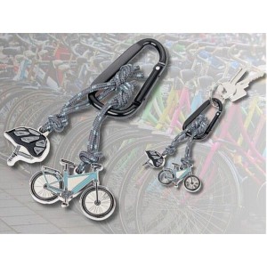 TROIKA KR24-02/BK E-BIKE Keyring Μπρελόκ Ποδήλατο