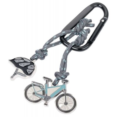 TROIKA KR24-02/BK E-BIKE Keyring Μπρελόκ Ποδήλατο