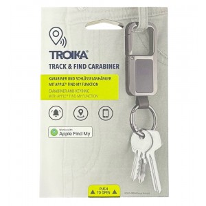 TROIKA KR26-13/GM TRACK & FIND Carabiner Keyring Accessories