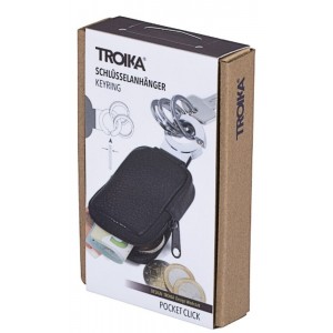TROIKA KR8-77/LE  Keyring Μπρελόκ με πορτοφόλι Μαύρο Accessories