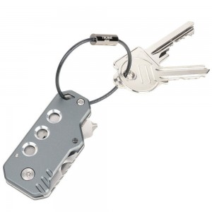 TROIKA KTL40/GY Μπρελόκ Πολυεργαλείο Mini tool Γκρι Αξεσουάρ