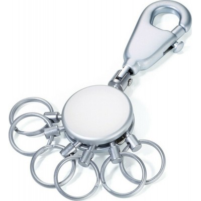 TROIKA KYR60/MC Keyring Patent Μπρελόκ μεταλλικό ασημί.