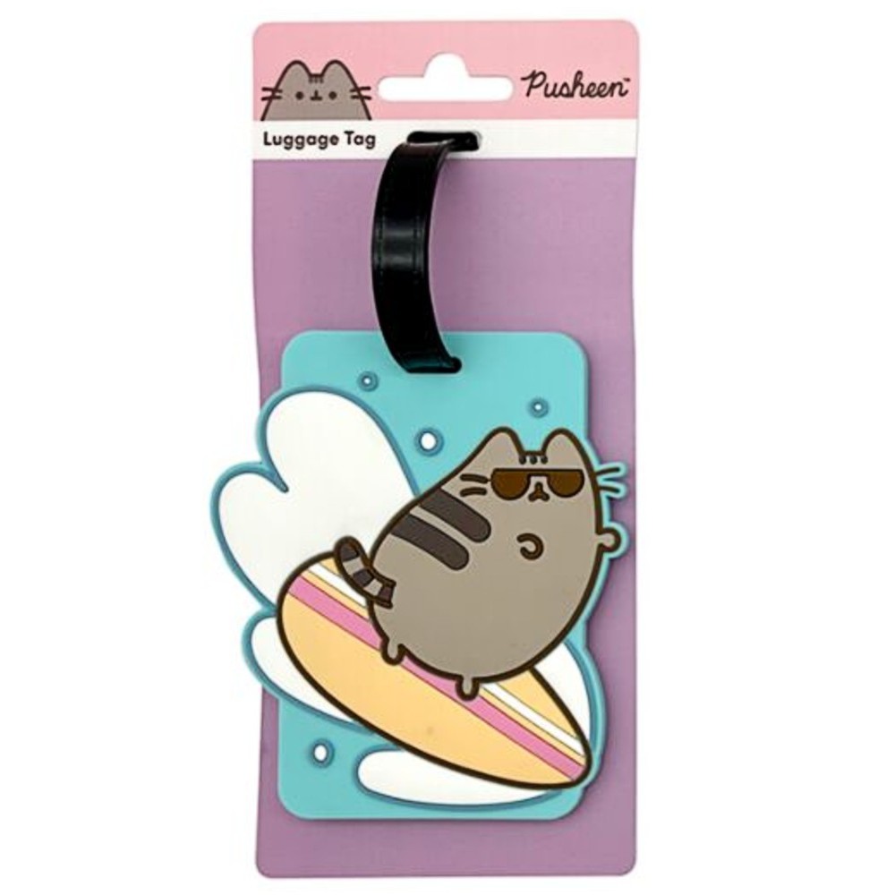 Puckator LUT40 Ετικέτα Βαλίτσας Pusheen the Cat Surfer Είδη ταξιδιού