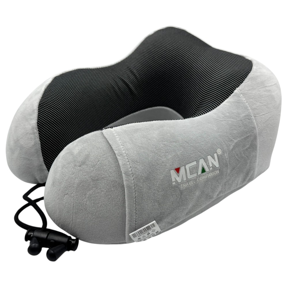 Mcan Μαξιλαράκι Ταξιδιού M-13 σε Γκρι ανοιχτό χρώμα Είδη ταξιδιού