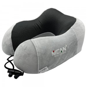 Mcan Μαξιλαράκι Ταξιδιού M-13 σε Γκρι ανοιχτό χρώμα Είδη ταξιδιού