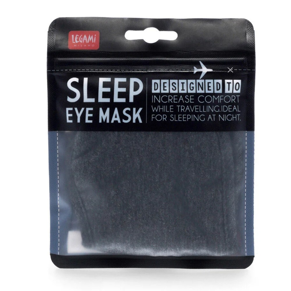 Legami Milano MASK0001 Sleep Eye Mask Travel Μάσκα Ύπνου Γκρι Είδη ταξιδιού