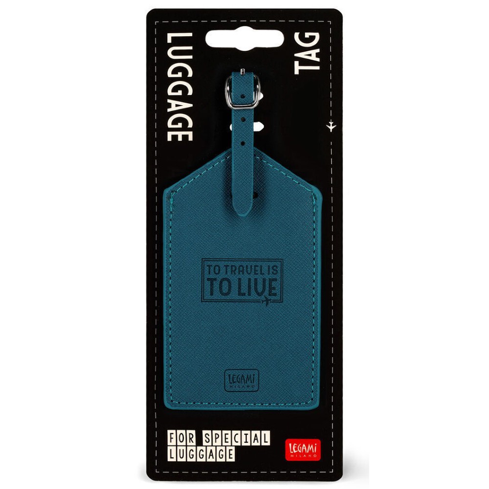 Legami Milano NLUG0002 Luggage Tag Ετικέτα Βαλίτσας Μπλε Είδη ταξιδιού