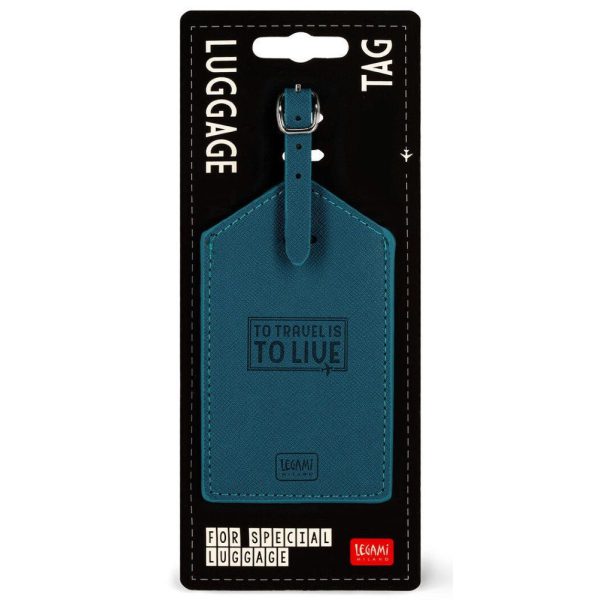 Legami Milano NLUG0002 Luggage Tag Ετικέτα Βαλίτσας Μπλε