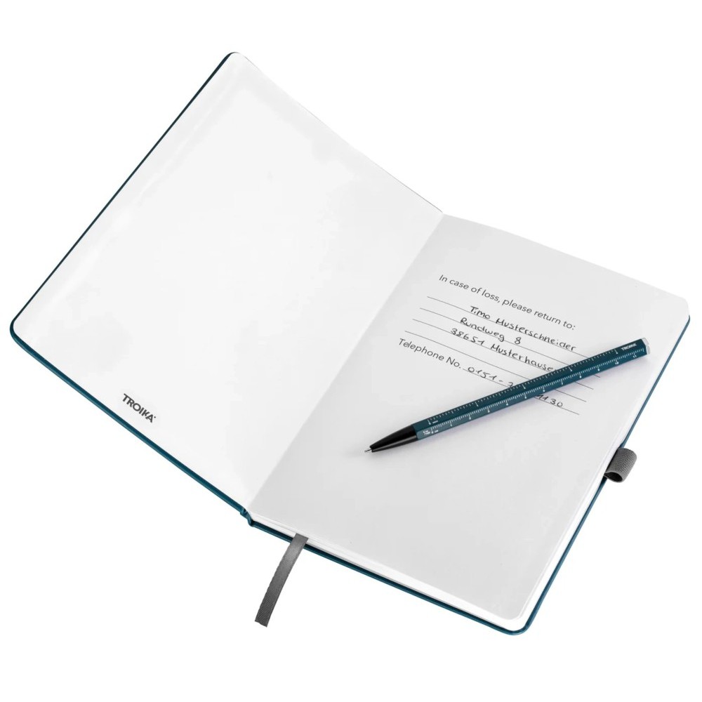 TROIKA NPP40/PL SLIMPAD A5 Notebook Σημειωματάριο με Στυλό Μπλε Αξεσουάρ