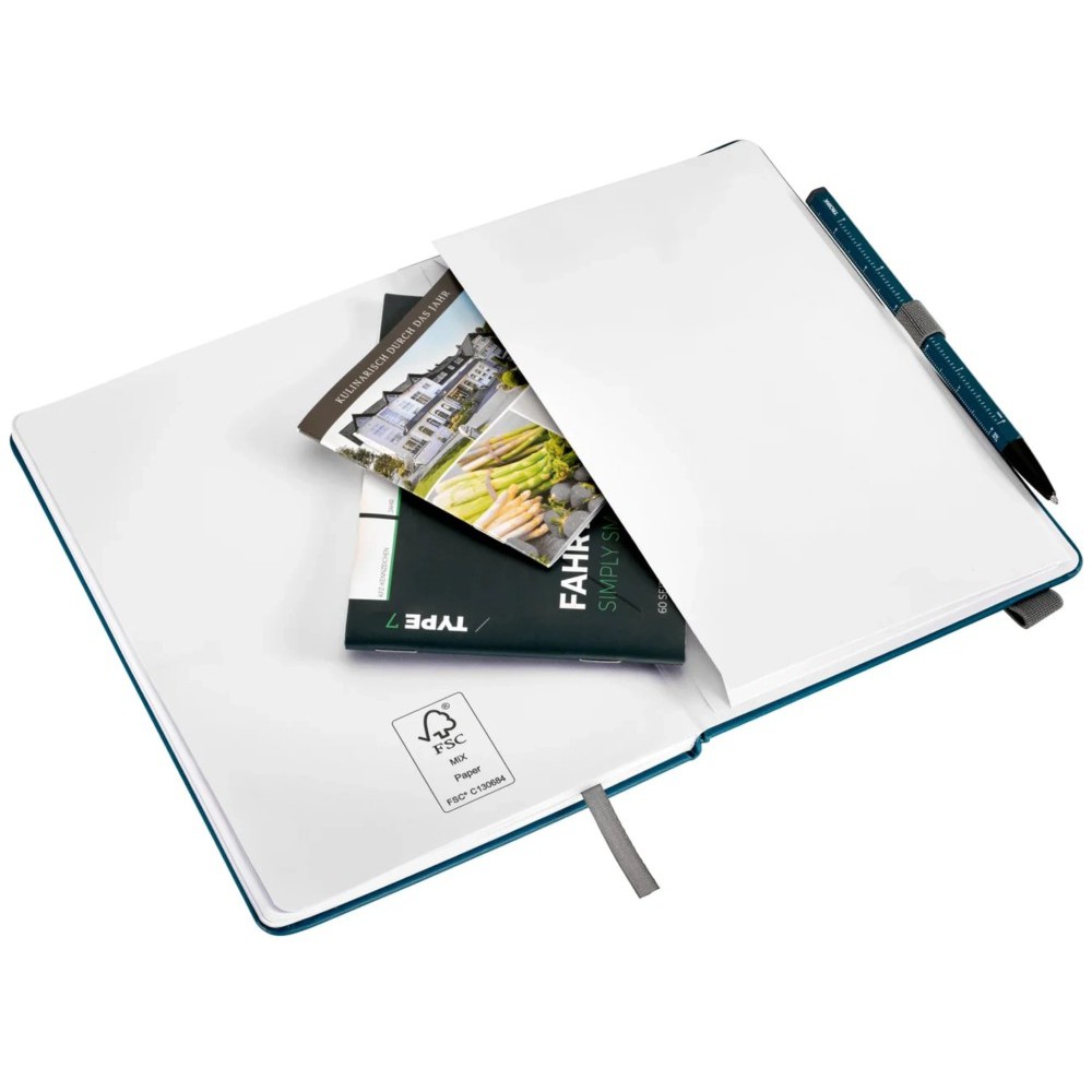 TROIKA NPP40/PL SLIMPAD A5 Notebook Σημειωματάριο με Στυλό Μπλε Αξεσουάρ
