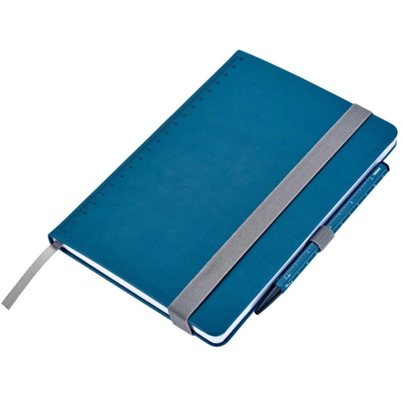 TROIKA NPP40/PL SLIMPAD A5 Notebook Σημειωματάριο με Στυλό Μπλε TROIKA