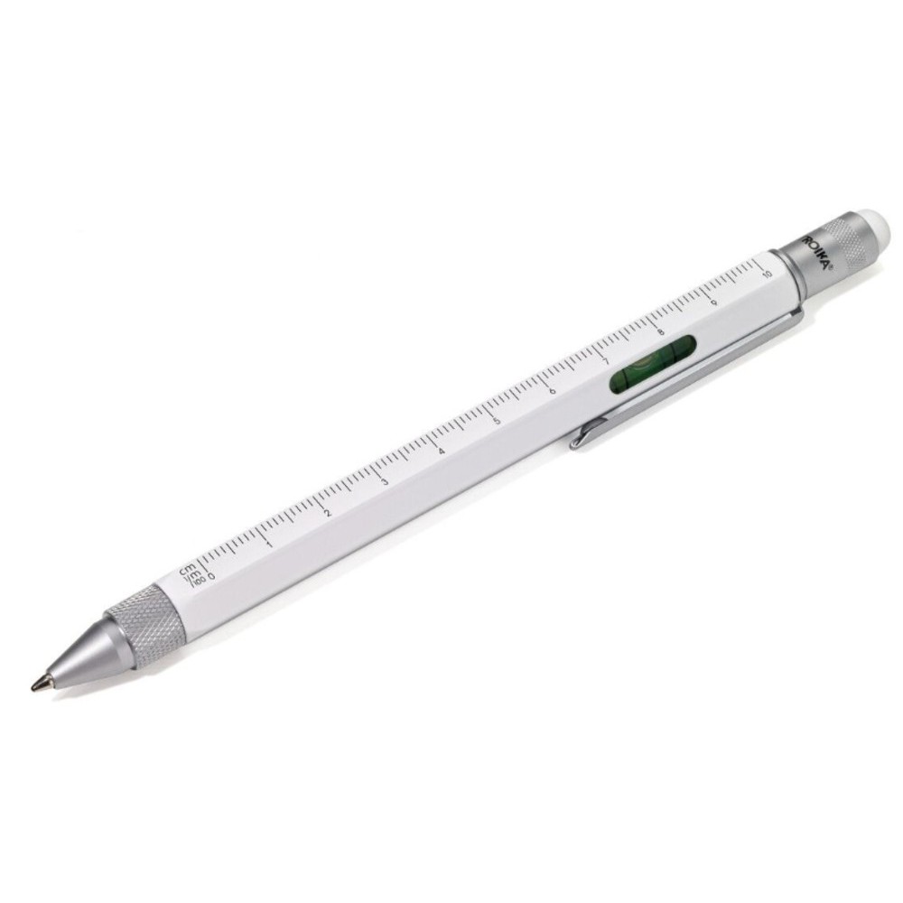 TROIKA PIP20/SI Construction Ballpoint Pen Στυλό Ballpoint Ασημί Αξεσουάρ