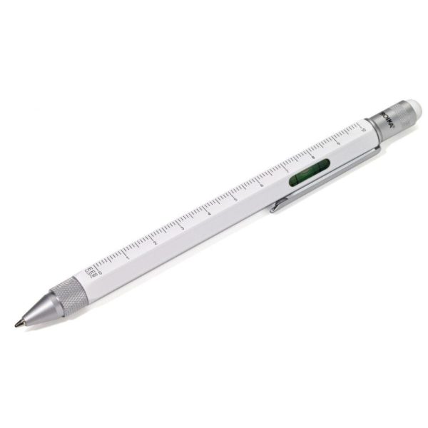 TROIKA PIP20/SI Construction Ballpoint Pen Στυλό Ballpoint Ασημί