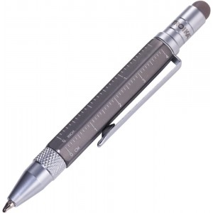 Troika PIP25/TI Multitasking Liliput Construction Mini Στυλό Ballpoint Γκρι Accessories
