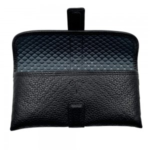 Kion Spec Case Δερμάτινη Θήκη γυαλιών Μαύρη Accessories