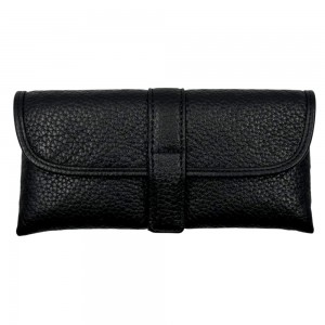 Kion Spec Case Δερμάτινη Θήκη γυαλιών Μαύρη Accessories