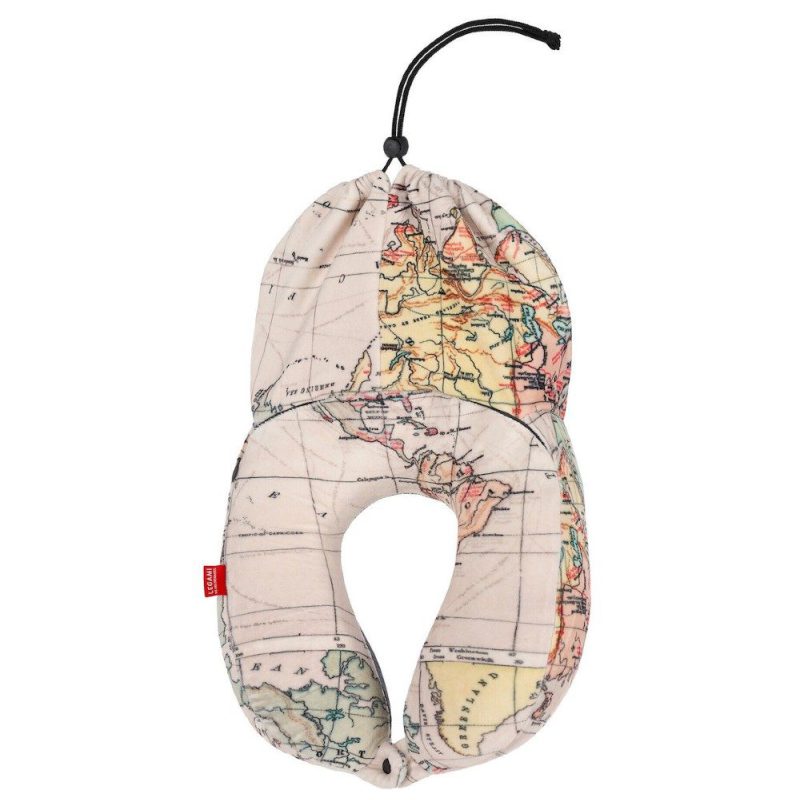 Legami Milano TPP0001 Travel Μαξιλαράκι Ταξιδίου με Memory Foam Μπεζ LEGAMI