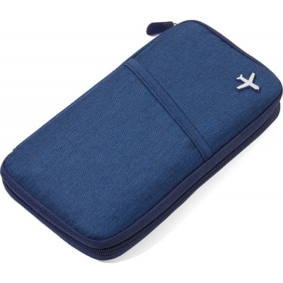 TROIKA TRV20/DB Θήκη Για Ταξιδιωτικά Έγγραφα Data Safe Navy Μπλε
