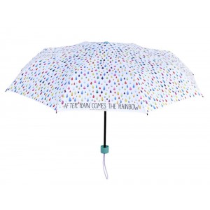 Legami Milano UMB0001 After Rain Ομπρέλα Βροχής Σπαστή Άσπρη Αξεσουάρ