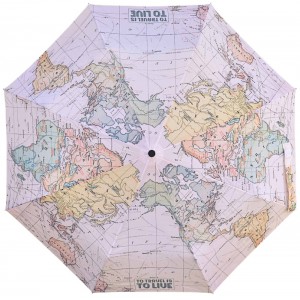 Legami Milano UMB0003 Travel Ομπρέλα Βροχής Σπαστή Χάρτης Ομπρέλες γυναικείες