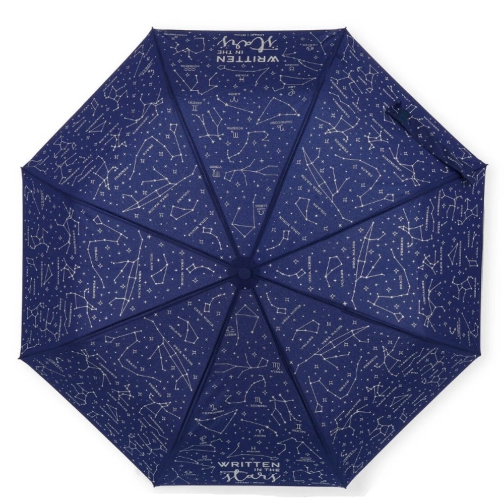 Legami Milano UMB0004 Stars Ομπρέλα Βροχής Σπαστή Μπλε Αξεσουάρ