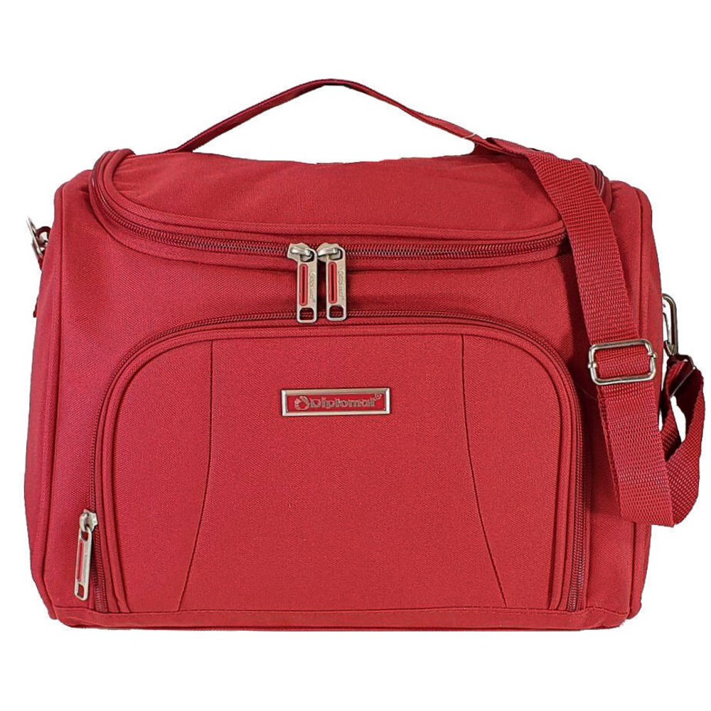 Diplomat ZC444-V32 Γυναικείο Νεσεσέρ Κόκκινο Είδη ταξιδιού