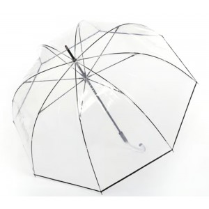 Knirps A.760 Automatic Windproof Rain Umbrella Stick 8760 1000 Transparent with Black Accessories