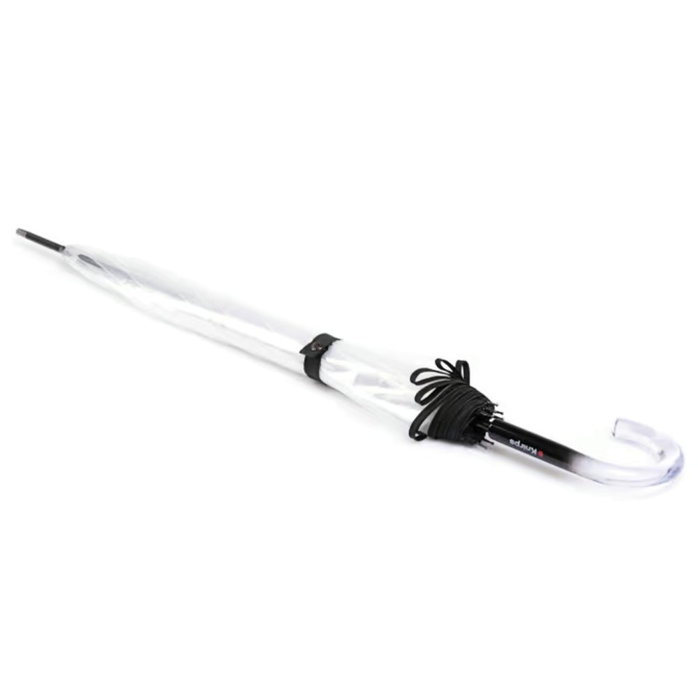 Knirps A.760 Automatic Windproof Rain Umbrella Stick 8760 1000 Transparent with Black Accessories