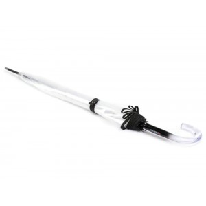 Knirps A.760 Automatic Windproof Rain Umbrella Stick 8760 1000 Transparent with Black Accessories
