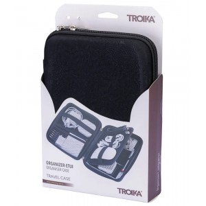 TROIKA CBO11/BK Organizer Case Θήκη Οργάνωσης Μαύρη Αξεσουάρ