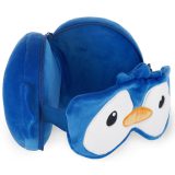 Legami Milano CTP0001 Penguin Travel Set Μάσκα και Μαξιλαράκι Ταξιδίου Μπλε 3