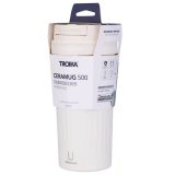 TROIKA CUP51/WH Thermos mug CERAMUG 500 Κούπα θερμός Λευκή 5