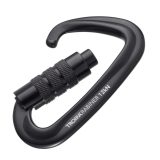 TROIKA KAR12/BK KARABINER Γάντζος αλουμινίου Μαύρος 4