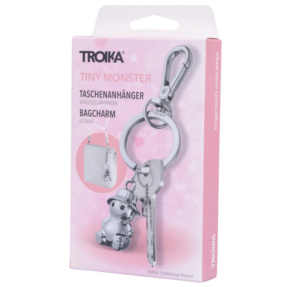 TROIKA KR26-50/CH TINY MONSTER Keyring-Bag Charm Μπρελόκ Τερατάκι Αξεσουάρ