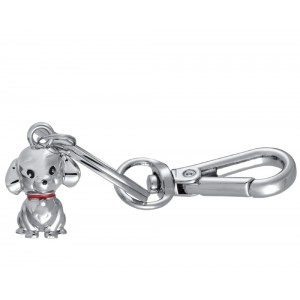 TROIKA KR26-51/CH TINY PUPPY Keyring-Bag Charm Μπρελόκ Σκυλάκι Αξεσουάρ
