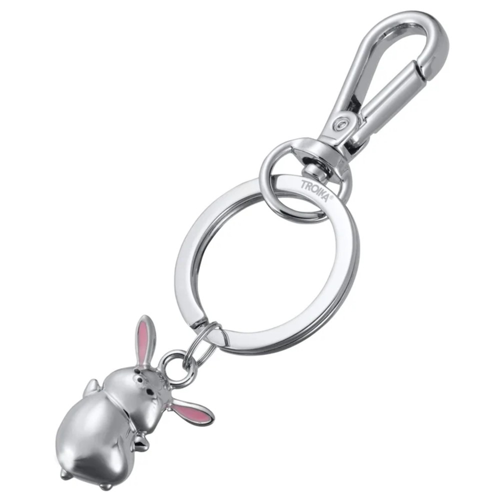 TROIKA KR26-52/CH TINY RABBIT Keyring-Bag Charm Μπρελόκ Κουνελάκι Αξεσουάρ
