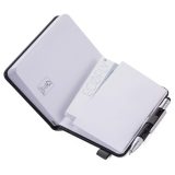 TROIKA NPP25/BK LILIPAD+LILIPUT Notebook Σημειωματάριο Τσέπης με Στυλό Μαύρο 2