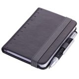 TROIKA NPP25/BK LILIPAD+LILIPUT Notebook Σημειωματάριο Τσέπης με Στυλό Μαύρο 1