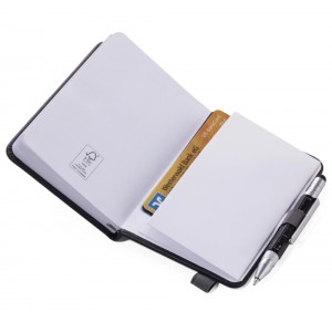 TROIKA NPP25/BK LILIPAD+LILIPUT Notebook Σημειωματάριο Τσέπης με Στυλό Μαύρο Αξεσουάρ