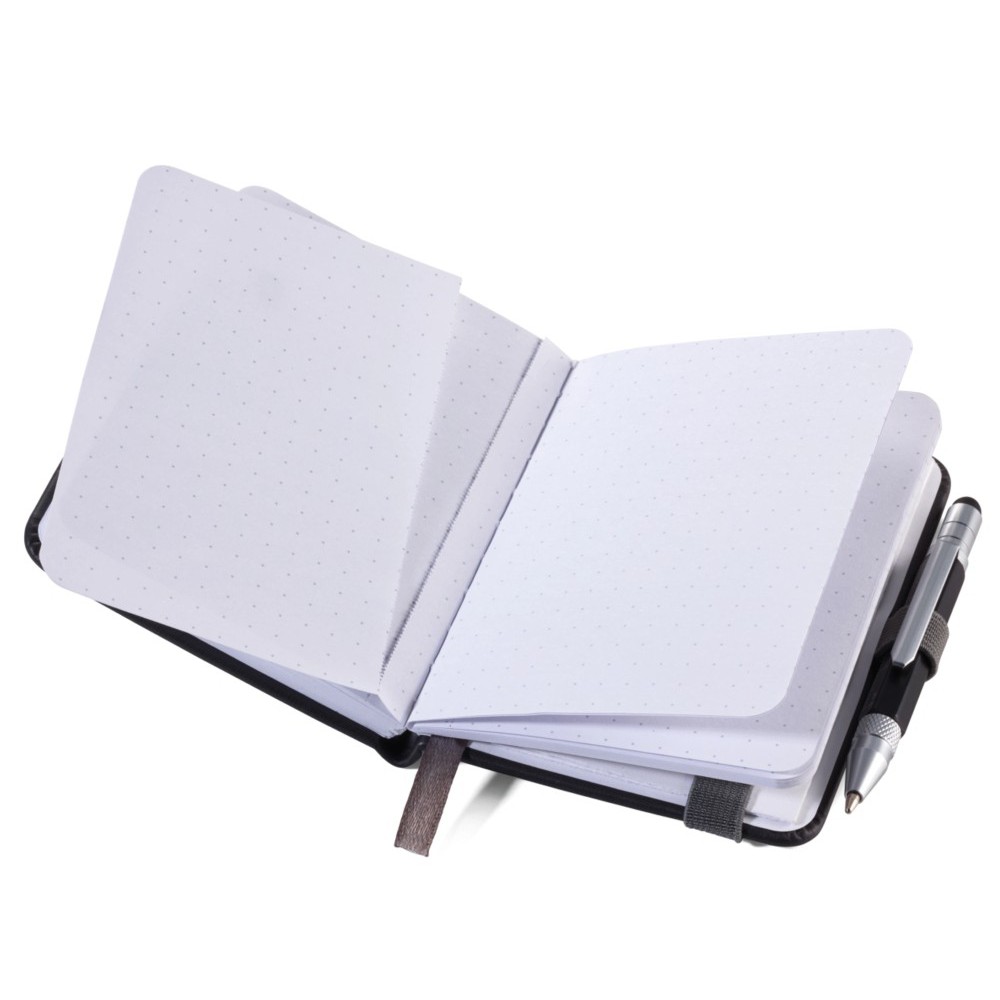 TROIKA NPP25/BK LILIPAD+LILIPUT Notebook Σημειωματάριο Τσέπης με Στυλό Μαύρο Αξεσουάρ