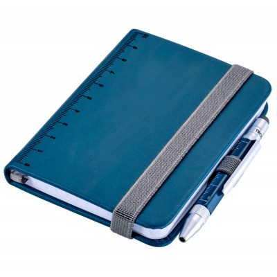 TROIKA NPP25/PL LILIPAD+LILIPUT Notebook Σημειωματάριο Τσέπης με Στυλό Μπλε