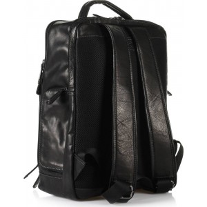 Beverly Hills Polo Club BH-385 Δέρμα Τσάντα πλάτης μαύρη Bags