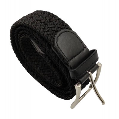 Ζώνη πλεκτή ανδρική Domus 100021 μαύρη