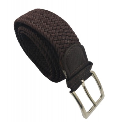 Ζώνη πλεκτή ανδρική Domus 100021 καφέ