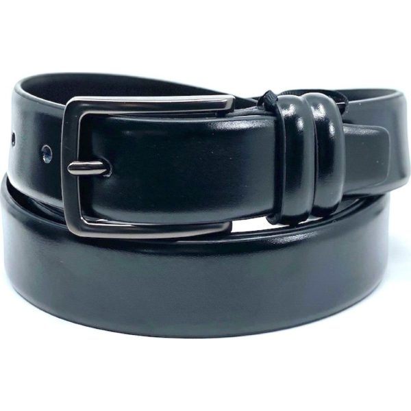 Legend Accessories LGD-2007 Ανδρική Ζώνη Δερμάτινη Μαύρη