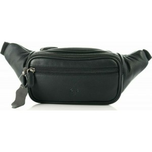 ΤΣΑΝΤΑΚΙ ΜΕΣΗΣ ΚΙΟΝ 2178 ΔΕΡΜΑ ΜΑΥΡΟ Τσάντες