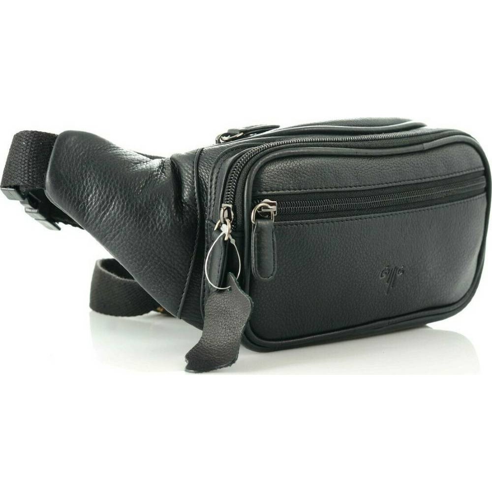 ΤΣΑΝΤΑΚΙ ΜΕΣΗΣ ΚΙΟΝ 2178 ΔΕΡΜΑ ΜΑΥΡΟ Τσάντες