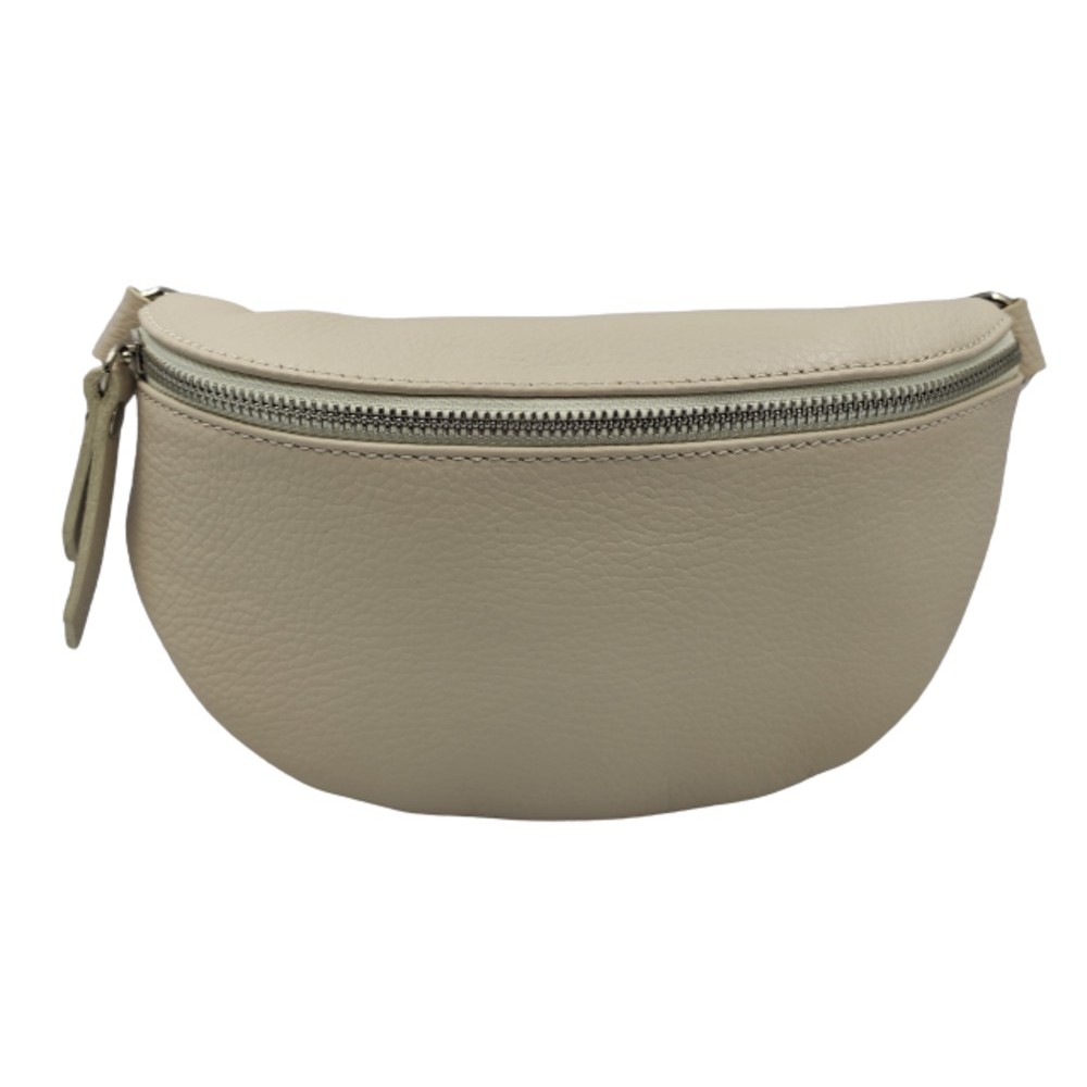 Τσαντάκι Μέσης δέρμα domus 99-809 μπεζ Τσάντες